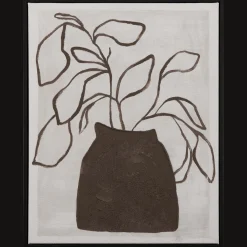 Online Stems in Pot Framed Art Oil Paintings