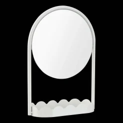 Online Table Mirror with Scalloped Base Junior Decorative Accessories