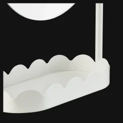 Online Table Mirror with Scalloped Base Junior Decorative Accessories