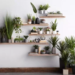 Clearance Tall Grass in Cement Pot Artificial Plants