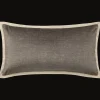 Clearance Taupe Beatrice Decorative Lumbar Pillow Decorative Throw Pillows
