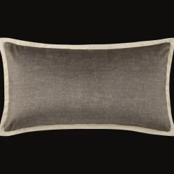 Clearance Taupe Beatrice Decorative Lumbar Pillow Decorative Throw Pillows
