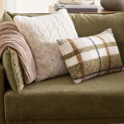 Discount Taupe Ribba Throw Decorative Throws & Blankets