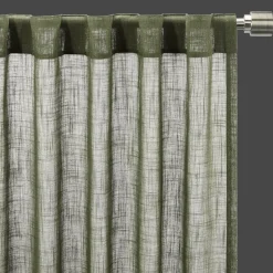 Sale Taza Back-Tab/Rod-Pocket Curtain Sheer Curtains & Window Sheer Panels|Room Darkening & Light Filtering Curtains