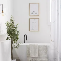 New Textured Boho Bath Mat Bath Mats