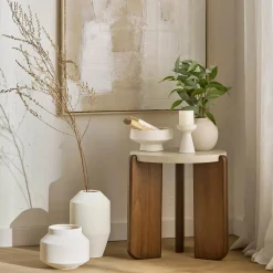 Clearance Textured Ceramic Vase Modern Decorative Vases|Home Decorative Items & Objects