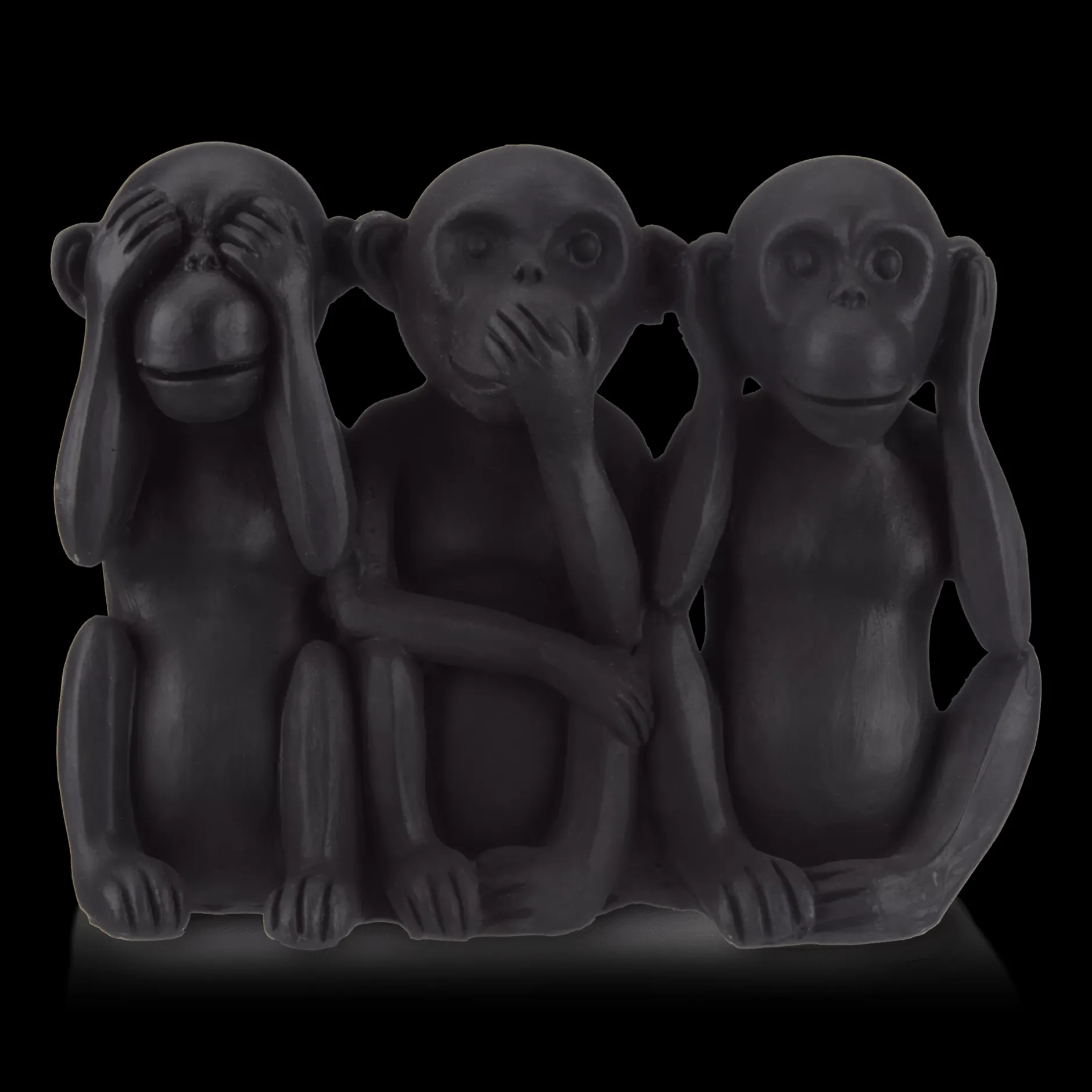 Best Three Wise Monkeys Resin Statuettes Home Decorative Items & Objects