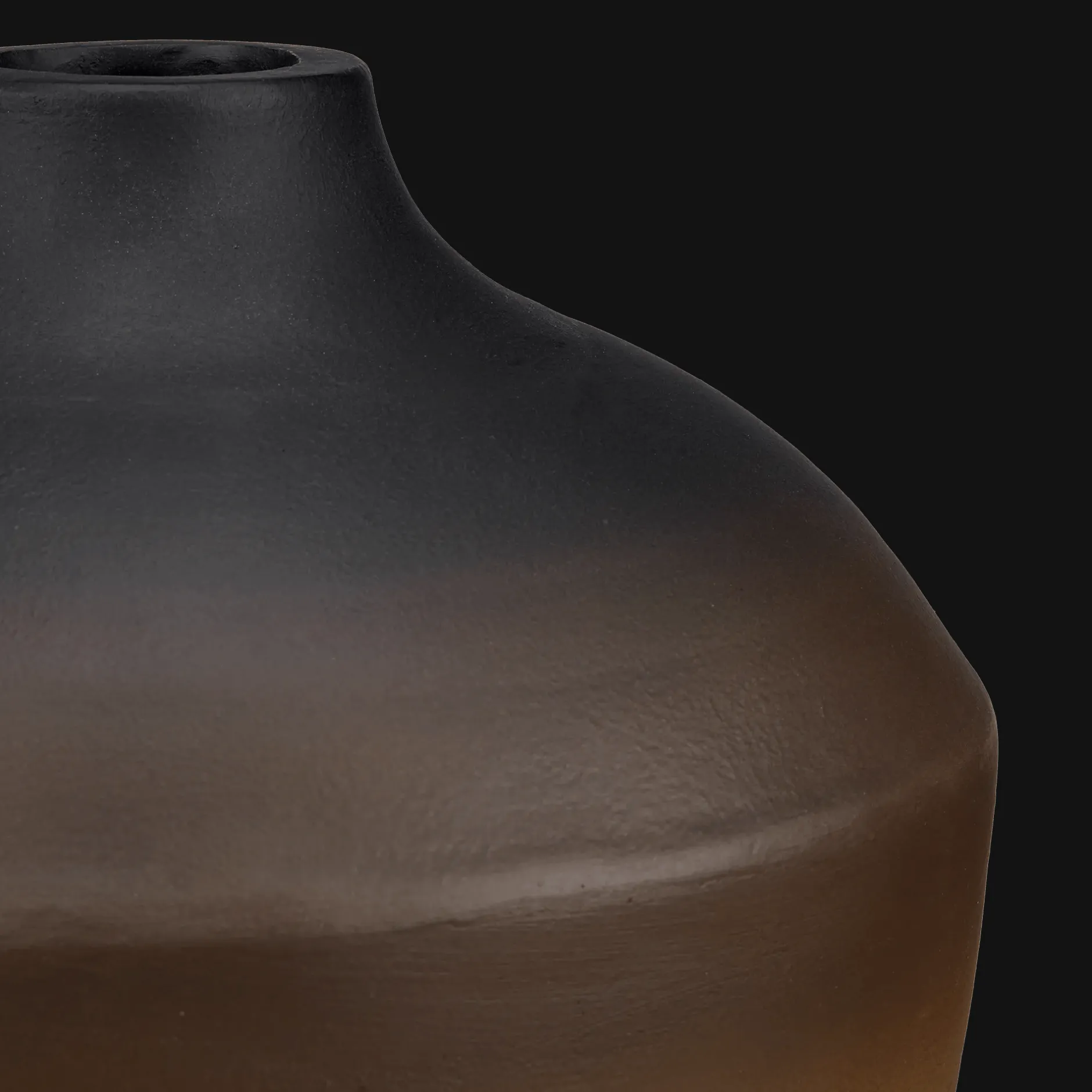 Hot 2-Tone Brown Vase Modern Decorative Vases|Home Decorative Items & Objects