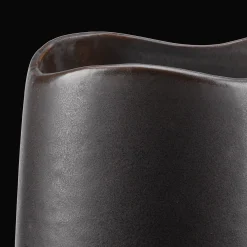 New Uneven Black Vase Modern Decorative Vases|Home Decorative Items & Objects