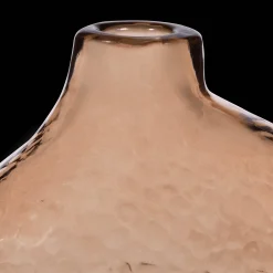 New Uneven Pink Glass Vase Modern Decorative Vases|Home Decorative Items & Objects