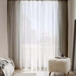 Best White Carla Sheer Curtain Sheer Curtains & Window Sheer Panels