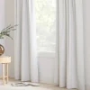 Hot White Chita Back Tab Blackout Curtain Sheer Curtains & Window Sheer Panels|Blackout Window Curtains