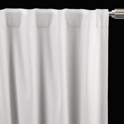 Hot White Chita Back Tab Blackout Curtain Sheer Curtains & Window Sheer Panels|Blackout Window Curtains
