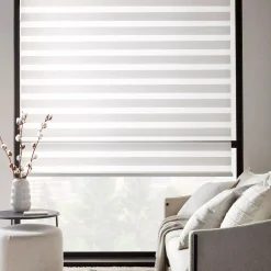 Hot White Cordless Sheer Shade Window Blinds & Shades