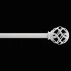New White Curtain Rod Set - Diameter 5/8 mm Curtain Rods