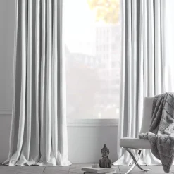 New White Empire Blackout Curtain Sheer Curtains & Window Sheer Panels|Blackout Window Curtains