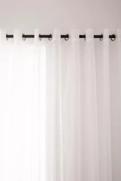 Discount White Kacha Sheer Curtain Sheer Curtains & Window Sheer Panels
