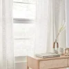 Discount White Nuk Back-Tab/Rod-Pocket Curtain Sheer Curtains & Window Sheer Panels