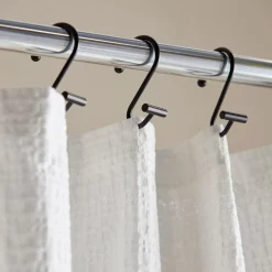 Hot White Waffy Essential Shower Curtain Shower Curtains