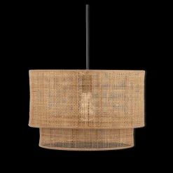 New Wood & Rattan Ceiling Lamp Ceiling Lamps