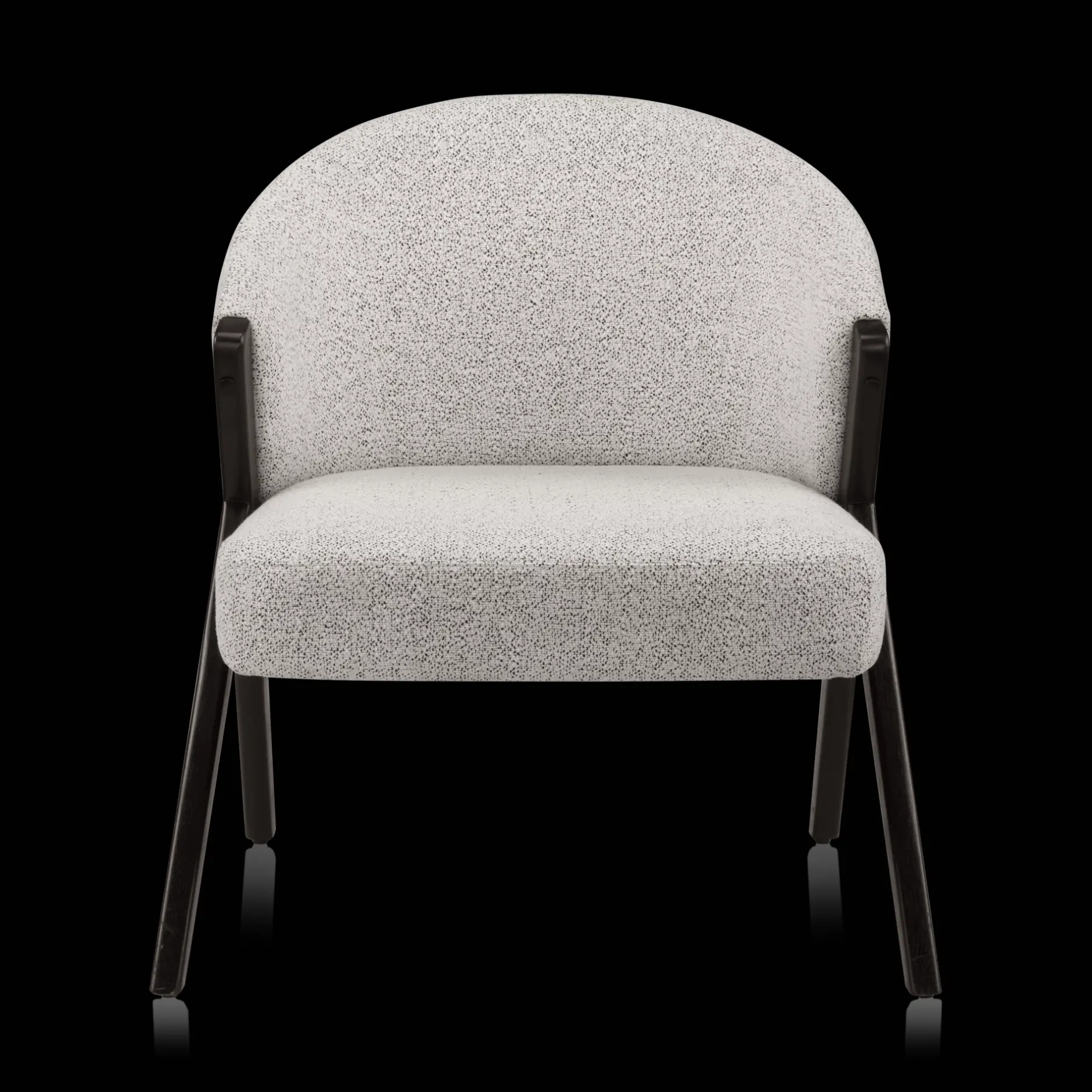 Outlet Wood and Fabric Accent Chair Accent Chairs & Sofas|Accent Chairs